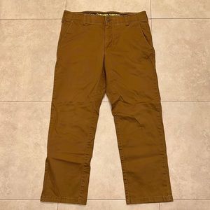 LEE EXTREME COMFORT STRAIGHT FIT BROWN PANT 34x29